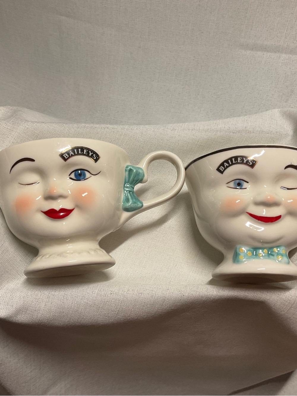 Vintage Baileys Irish Cream Ceramic pitcher and mug - Set of 2